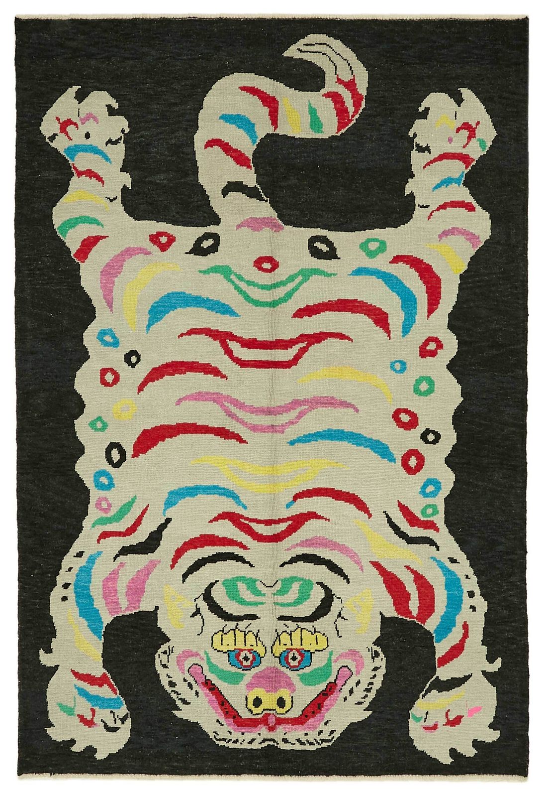 7x10 Hand Knotted Tiger Oushak Rug
