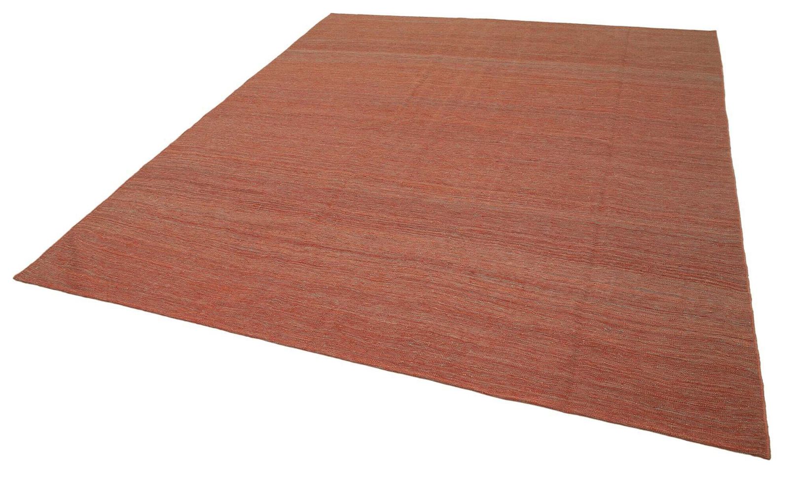 Tapis Kilim contemporain rouge, 8x9 photo for sale