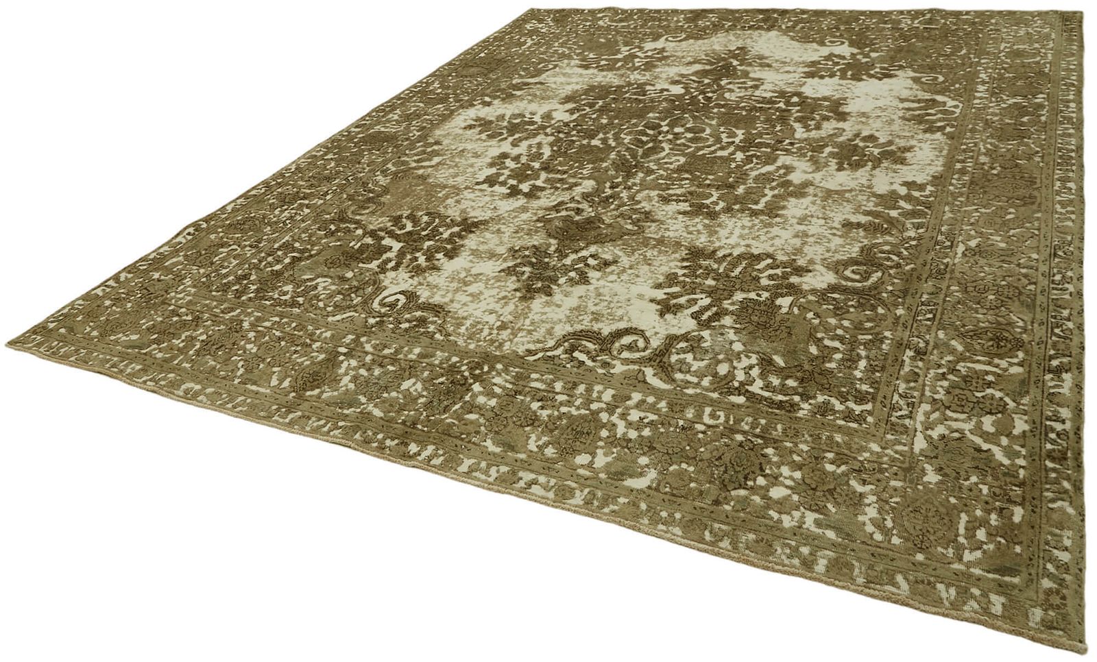 Tapis vintage grand format beige, 270 x 365 cm photo for sale