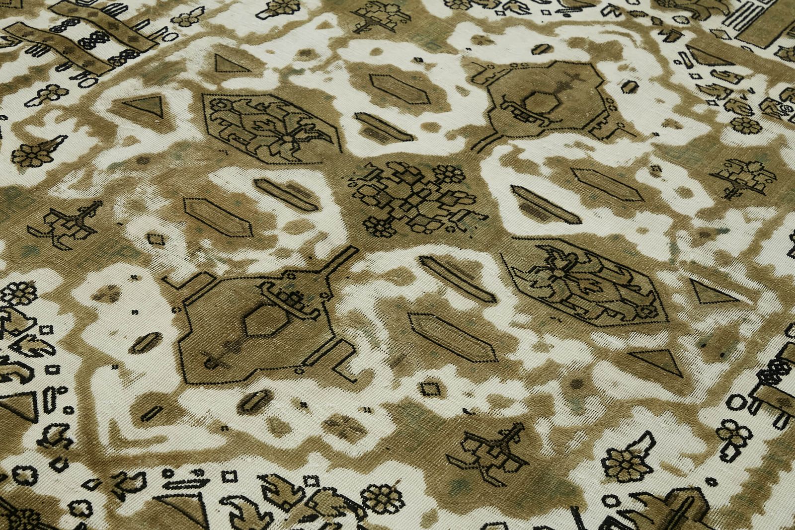Tapis vintage grand format beige, 270 x 365 cm photo 2410.0