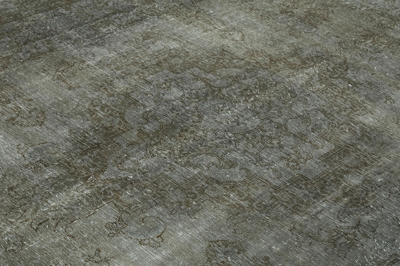 Grand tapis overdyed gris, 9x12 photo 2599.0