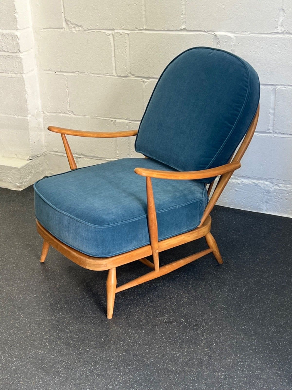 photo for sale Ercol Armchair Vintage Model 203 Midcentury Blonde (Delivery Available)