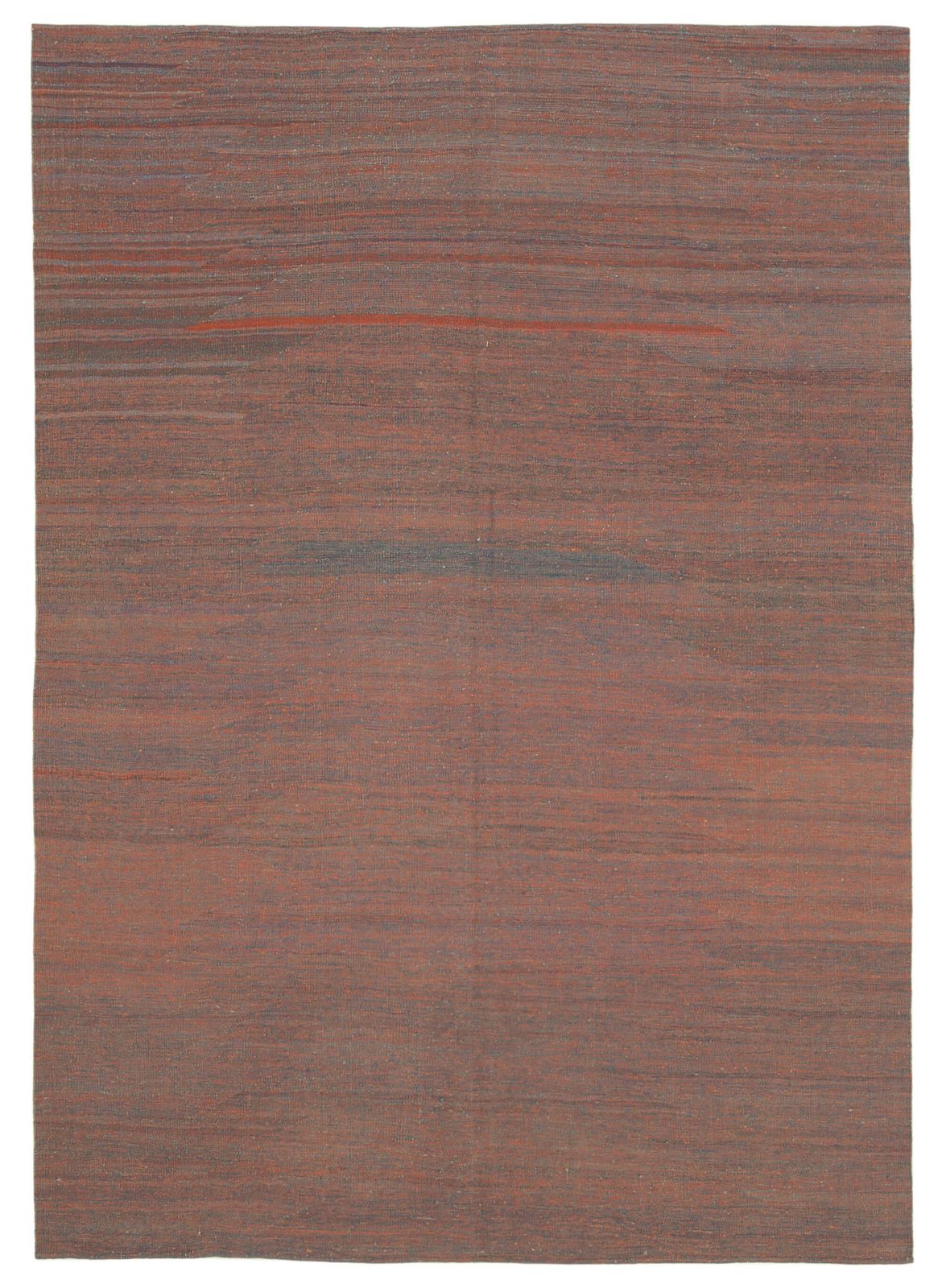 Tapis Kilim contemporain rouge, 8x10