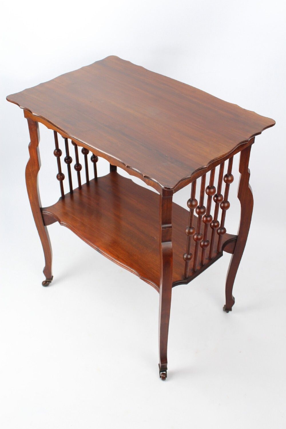 Small Victorian Arts Crafts Walnut Side Table
