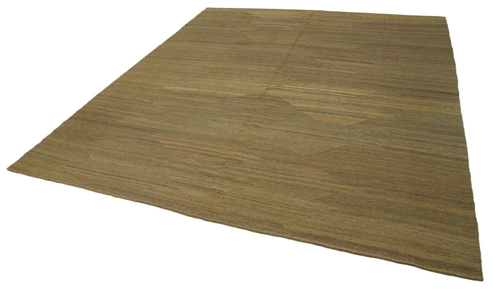 8x10 Brown Contemporary Kilim Rug photo for sale