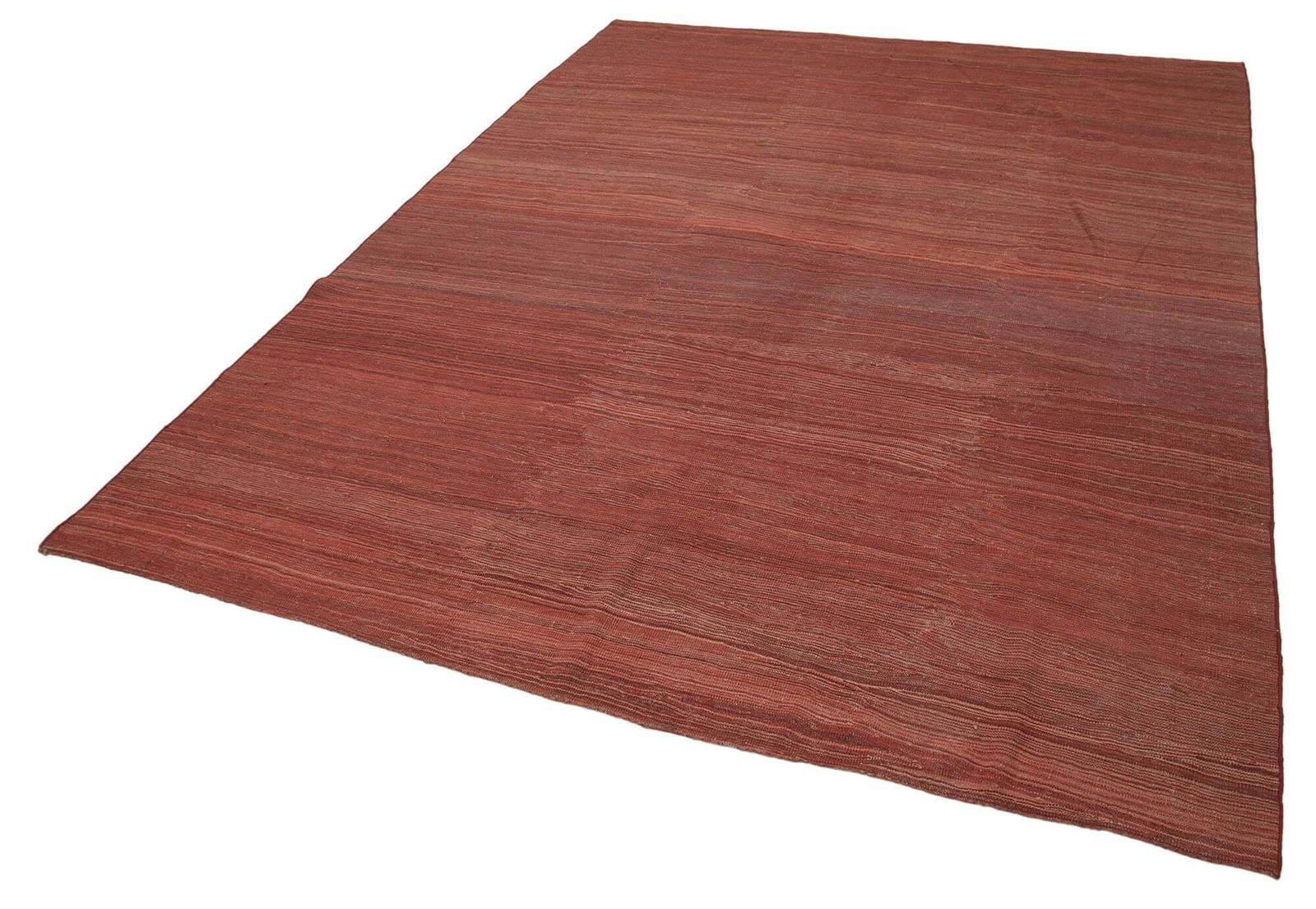 9x12 Rood Hedendaags Kilim Vloerkleed photo for sale