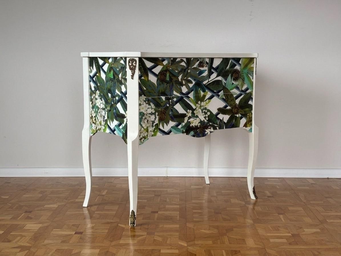 Gustavian Chest With Christian Lacroix Print photo buy