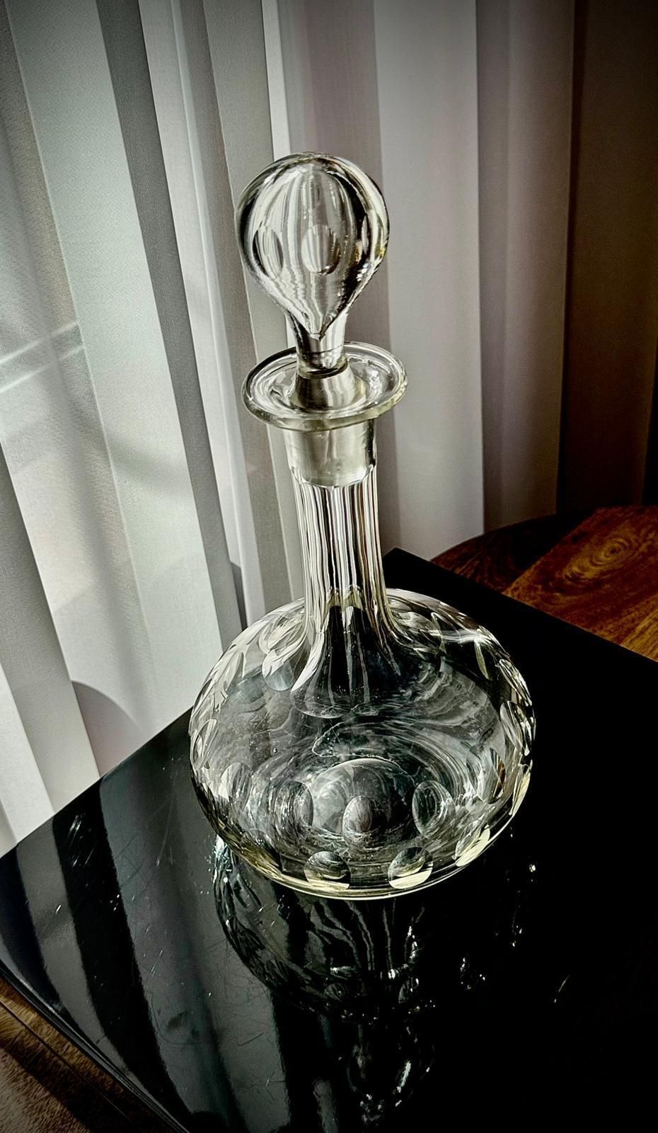 Victorian Shaft And Globe Glass Decanter, C.1880 photo vinterior