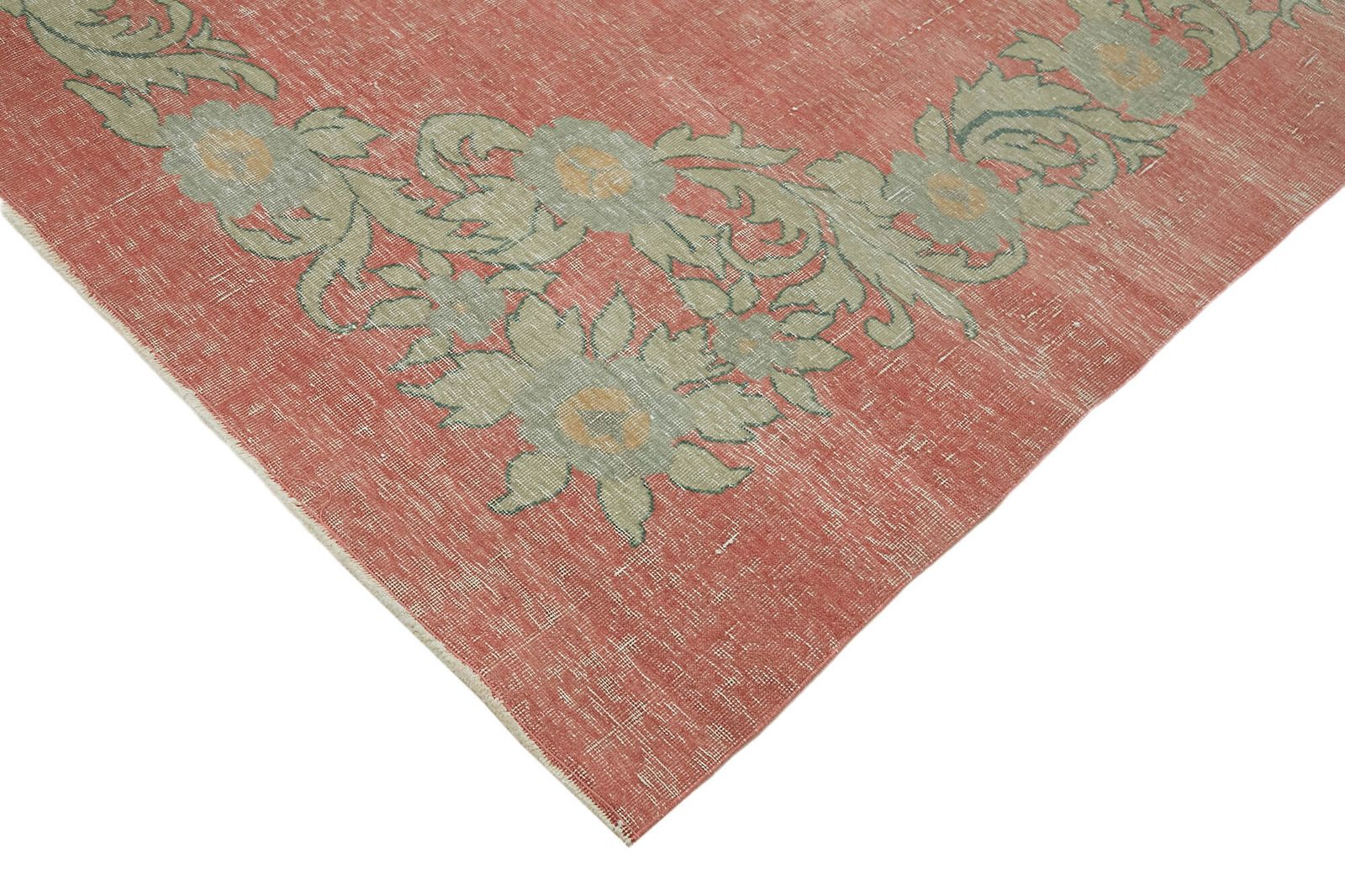 Grand tapis vintage rose 9x12 - 45514 photo Textiles