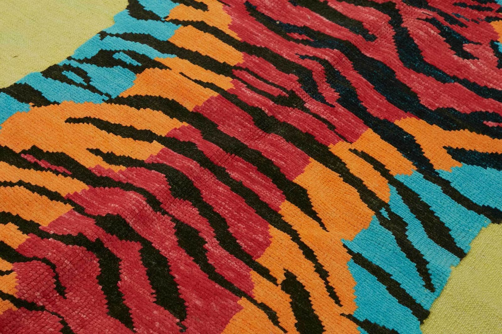 Tapis Oushak tigre noué à la main 5x7   46681 photo 1190.0