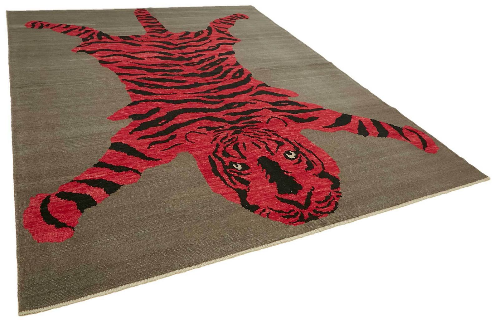 Tapis Oushak tigre noué à la main, 9x12 photo furniture