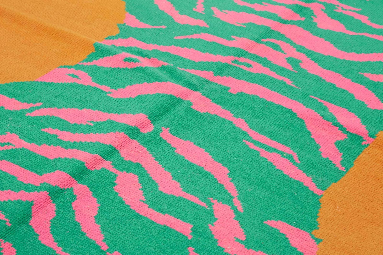 Tapis Oushak tigre noué à la main, 7x11 photo 2693.0