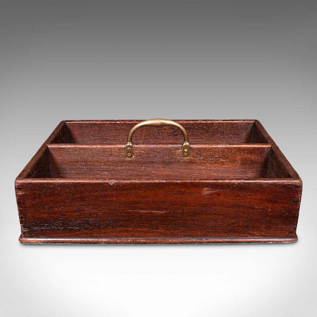 Antique Housemaid's Duty Carry, English, Work Box, Tray, Country House, Georgian photo furniture