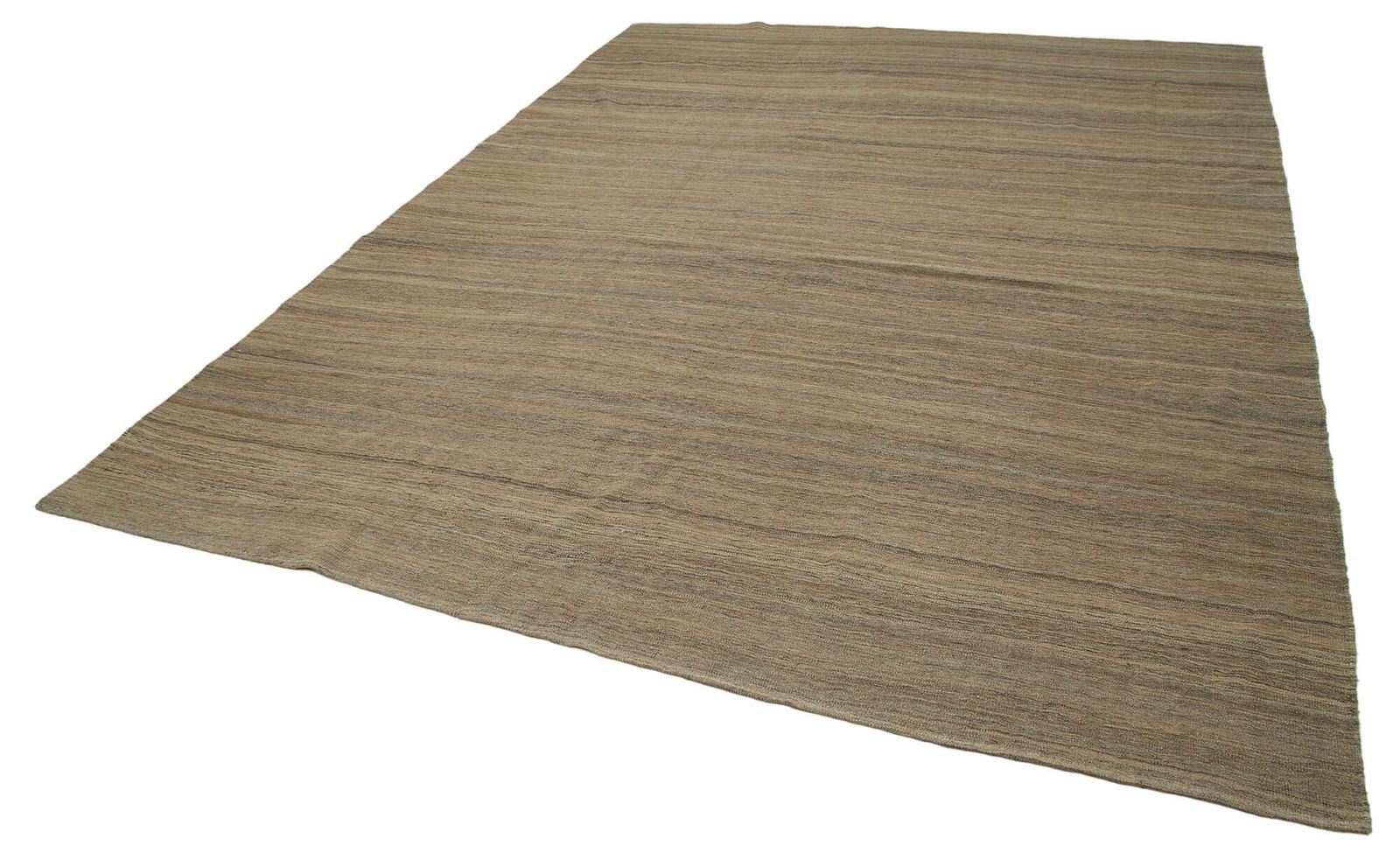 Tapis Kilim contemporain brun, 9x11 photo for sale