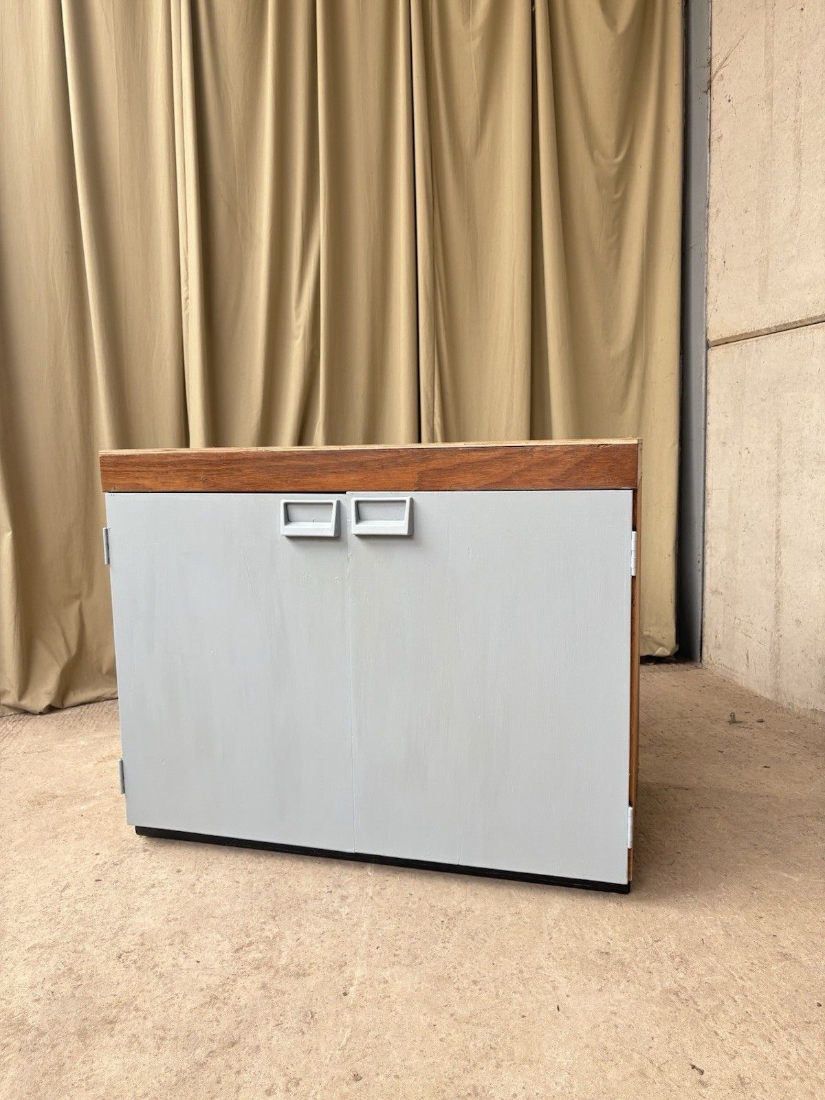 Vtg Mid Century Esa Esavian School Media Cabinet Sideboard Retro R1166 photo for sale