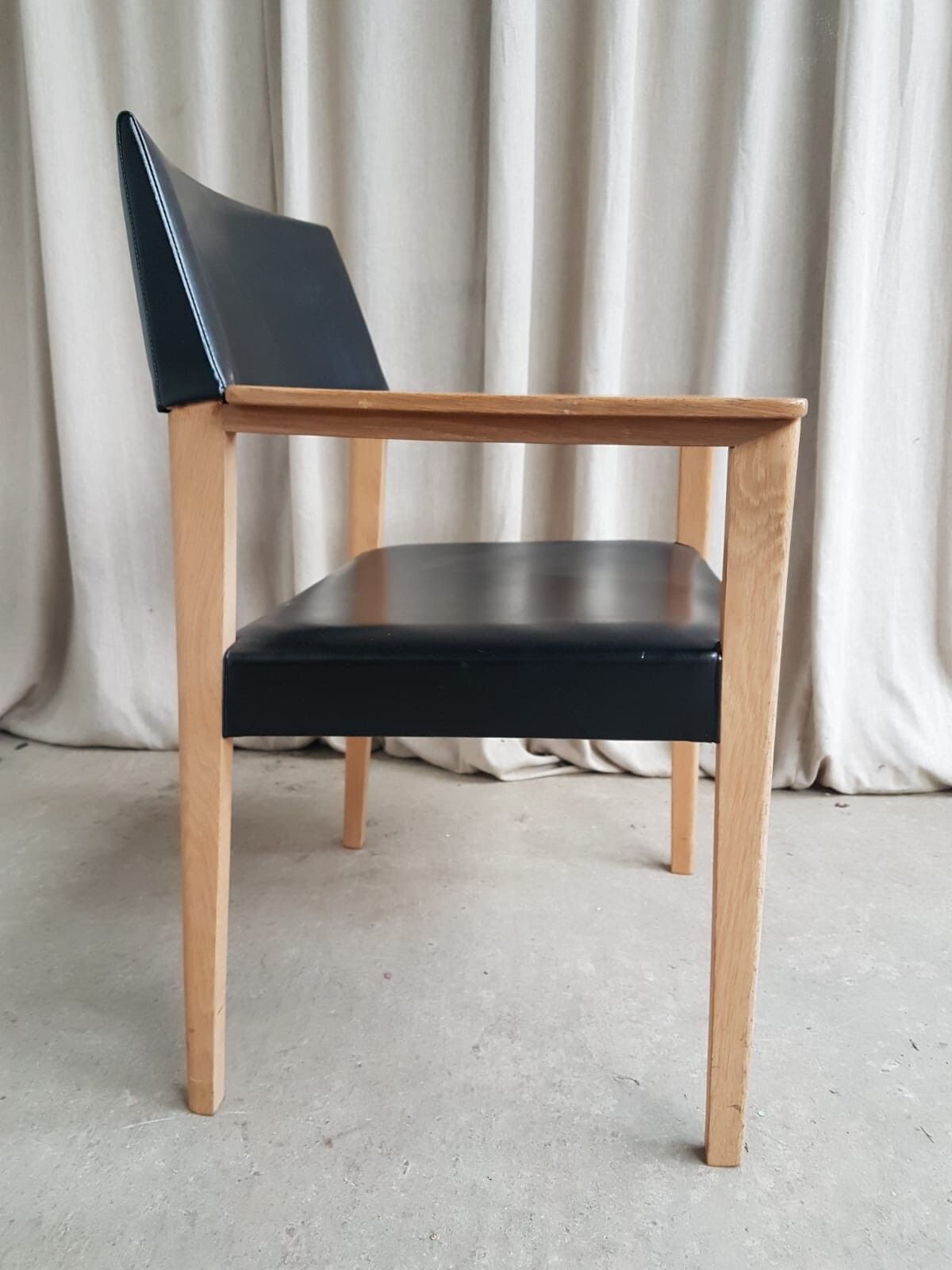Vtg Late Mid Century Danish Oak Chair Side Occasional Armchair Scandi Retro R366 photo buy