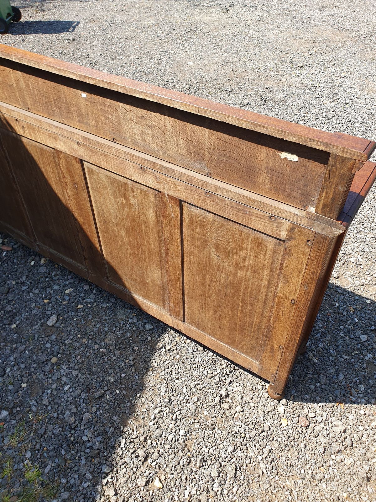 photo vinterior Pair Of 19th Century Oak Bookcases 6' Wide