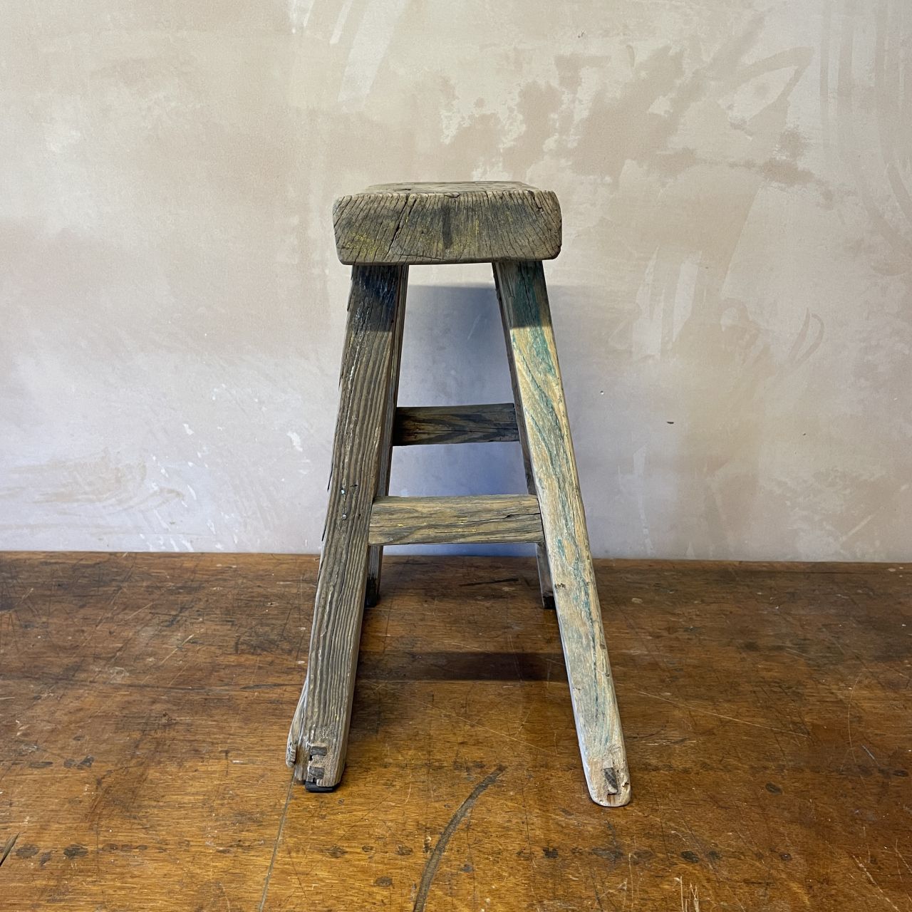 Rustic Wooden Stool photo for sale