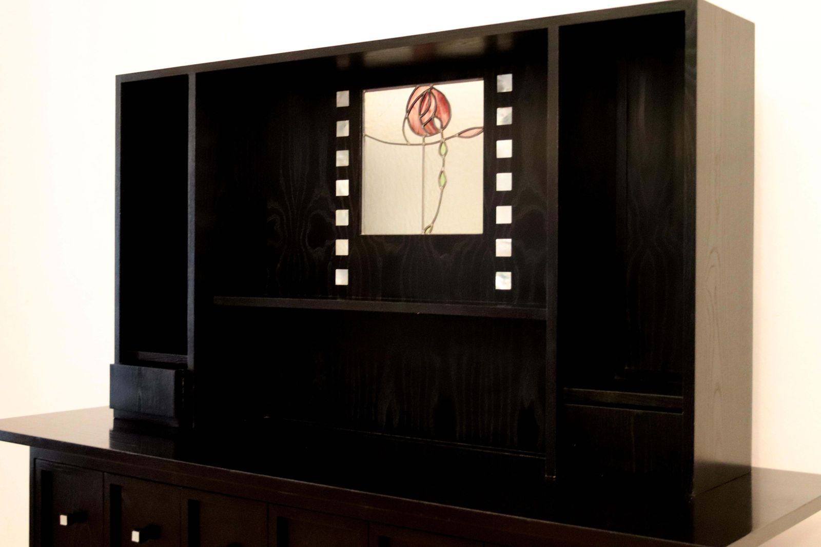 photo vinterior Ds5 Sideboard By Charles Rennie Mackintosh For Cassina, 1990s