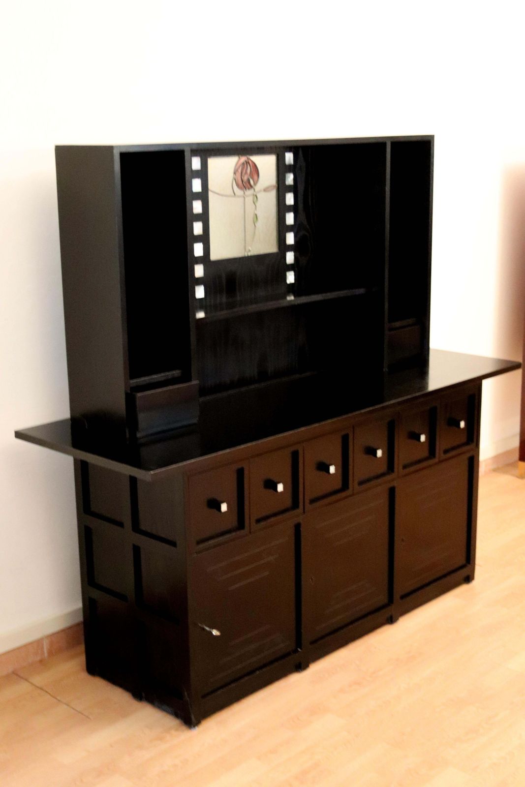 photo vintage Ds5 Sideboard By Charles Rennie Mackintosh For Cassina, 1990s