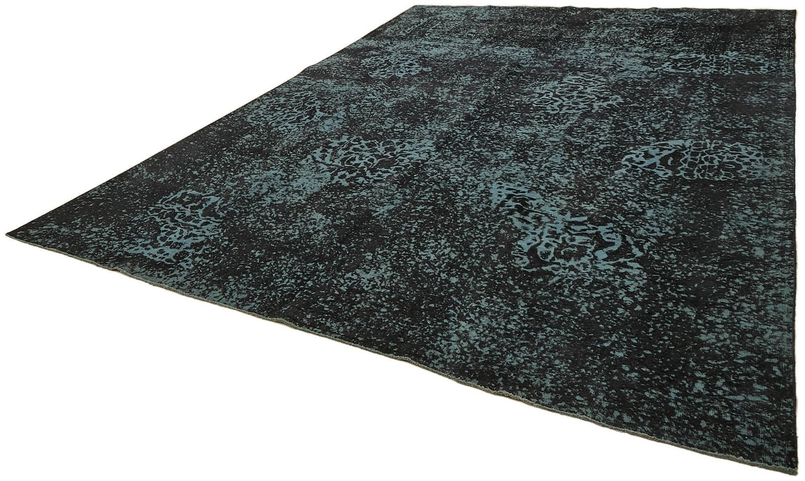 Grand tapis overdyed noir, 10x13 photo for sale