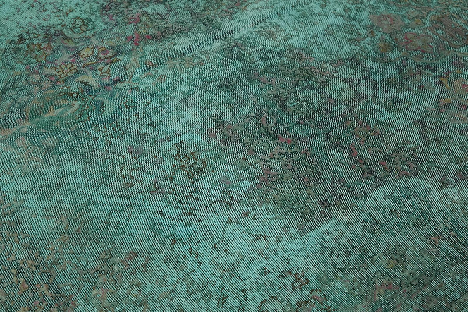 photo furniture Tapis grande surface turquoise surdyé, 8x11