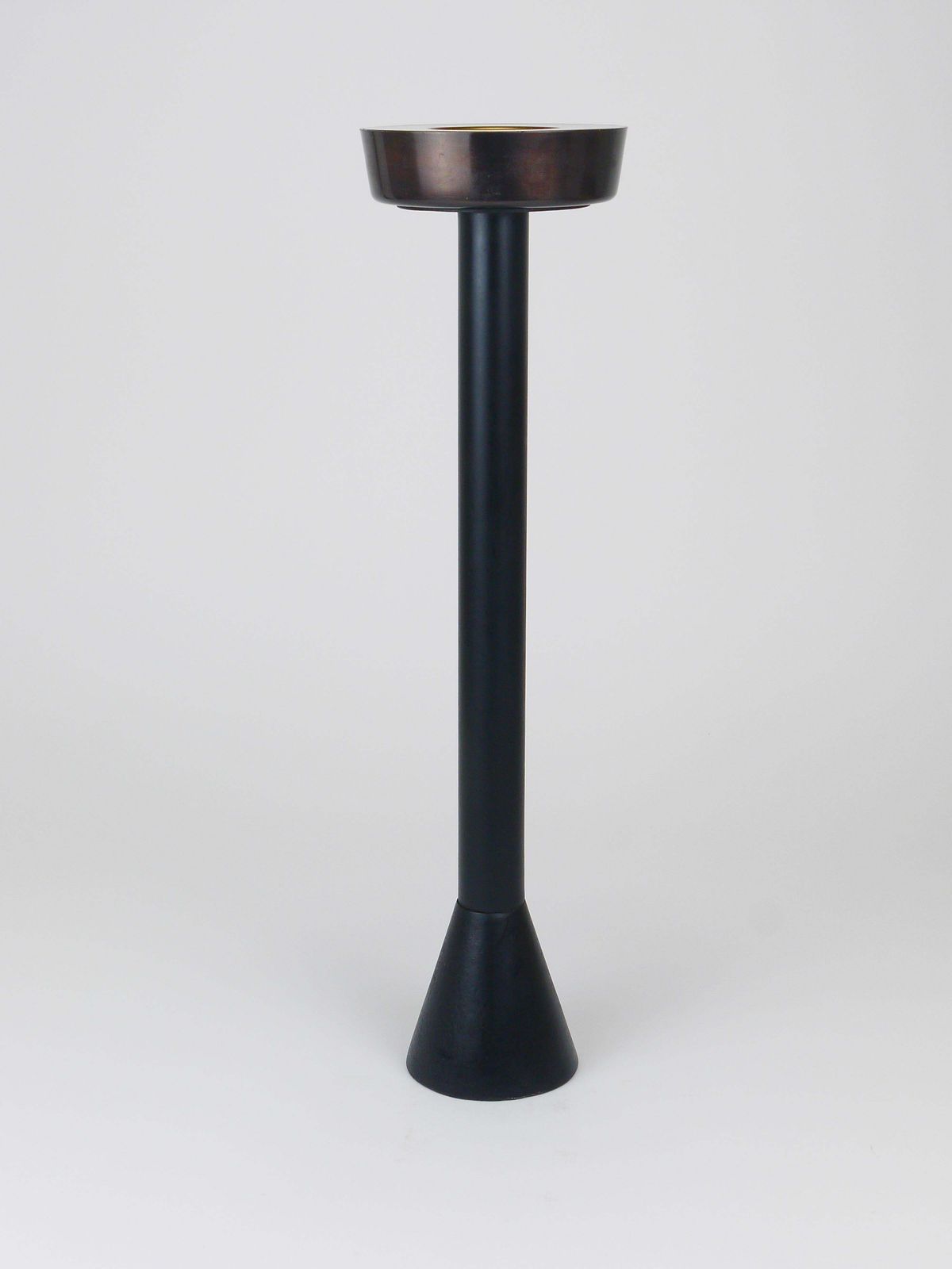 Werkstätte Hagenauer Wien Standing Floor Ashtray, Smoking Stand, Austria, 1970s photo vinterior