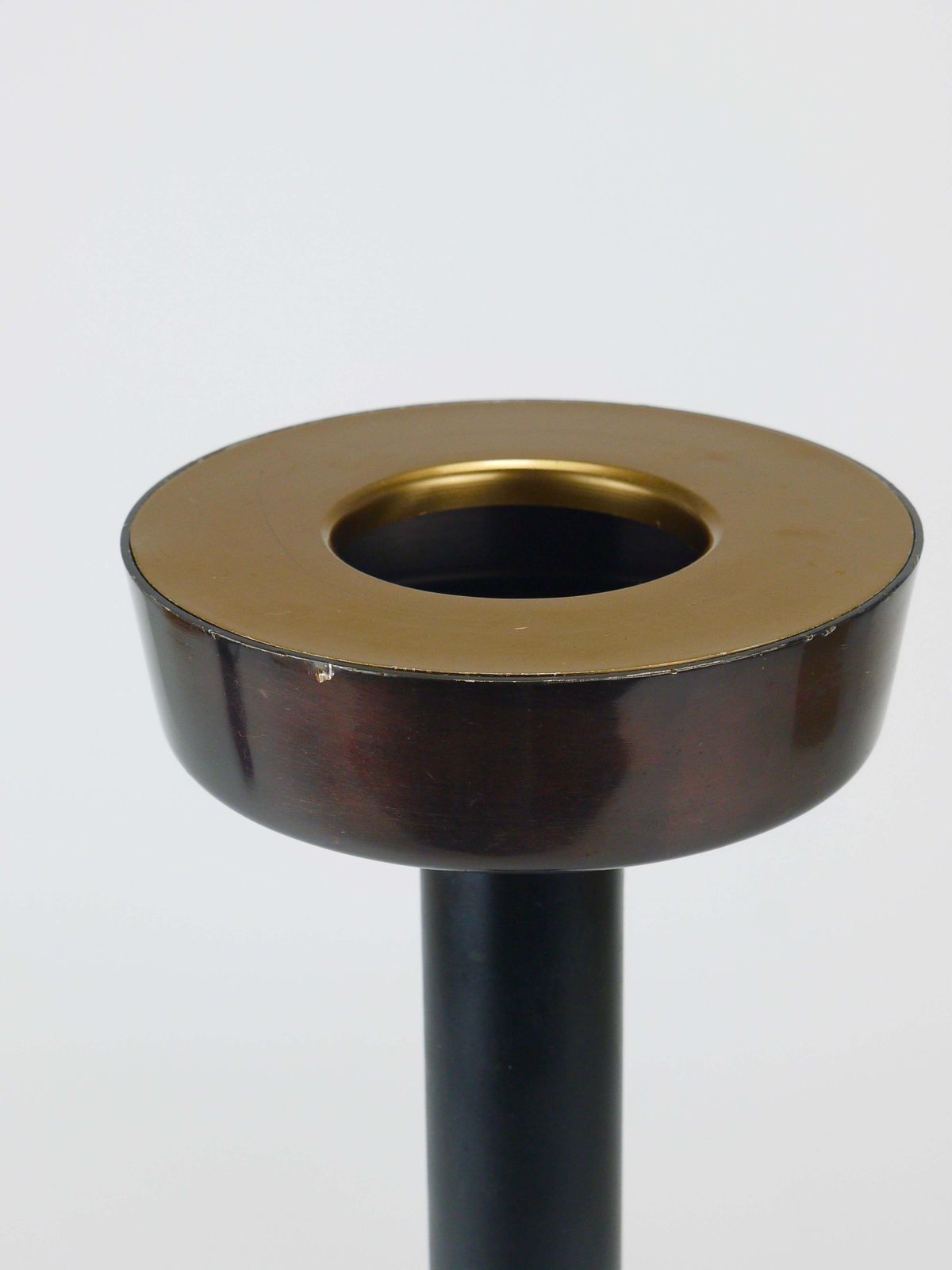 photo vintage Werkstätte Hagenauer Wien Standing Floor Ashtray, Smoking Stand, Austria, 1970s