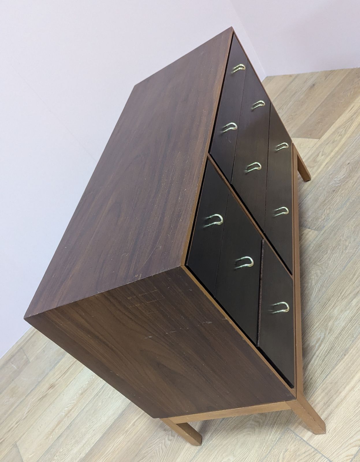 Vintage 1950s Chest Of Drawers With Mirror By Stag photo Furniture