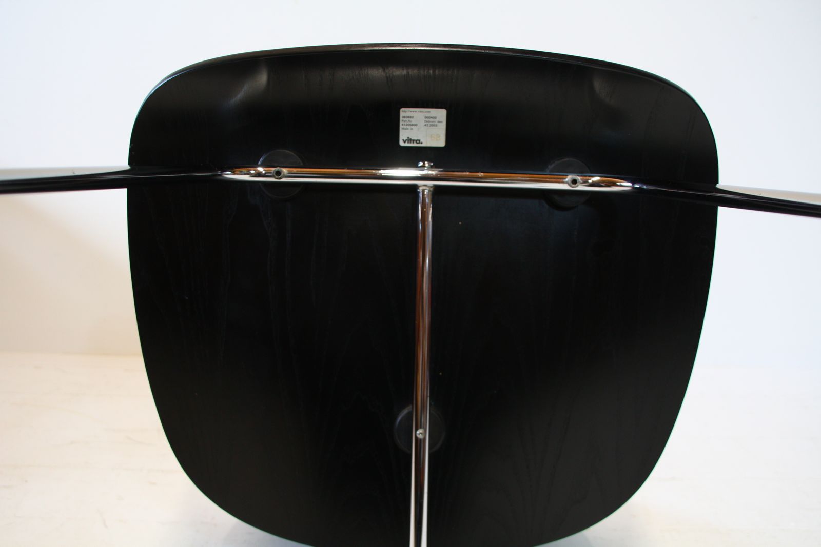Furniture Charles Eames Lcm Lounge Chair In Black Ash & Chrome   Vitra photo