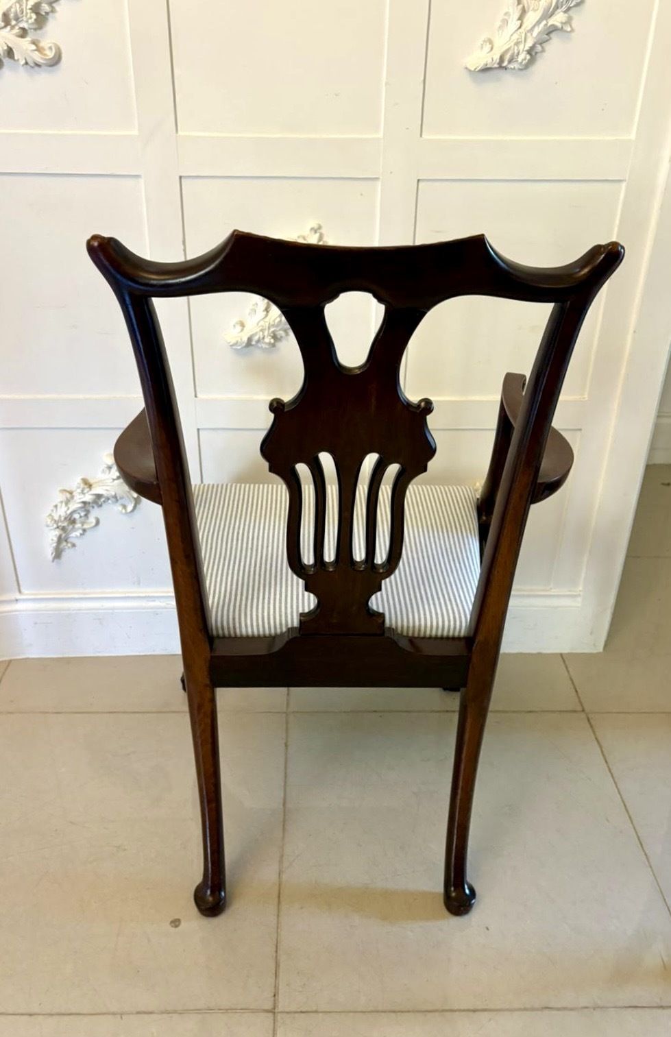 Antique Set Of 10 Irish Mid 19th Century Carved Mahogany Dining Chairs Carvers Ball & Claw Feet photo vintage