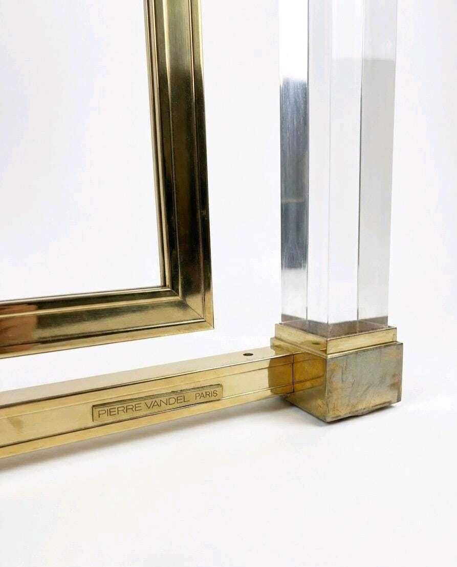 70s French Wall Mirror By Pierre Vandel photo for sale
