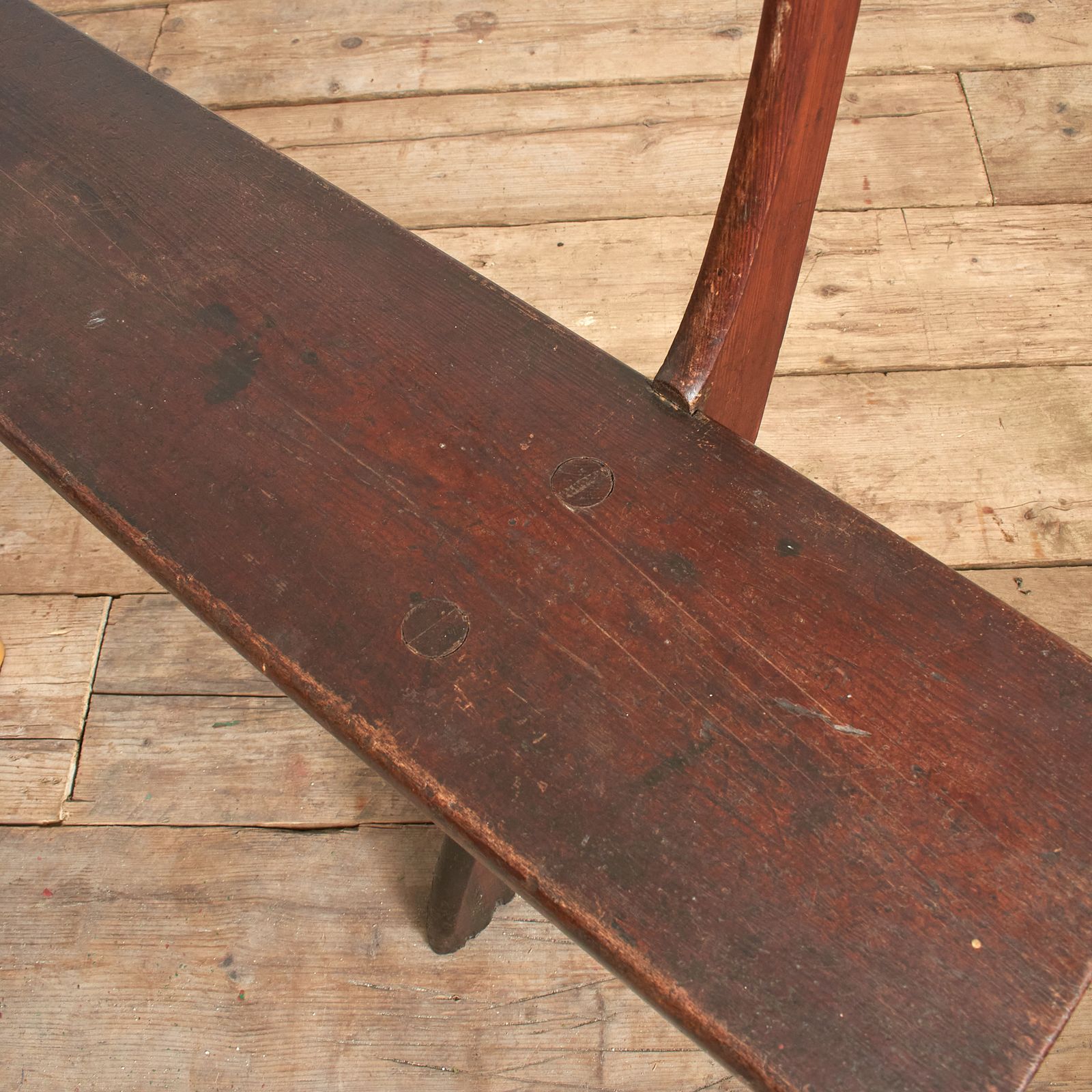 Antique Railway Kitchen Church Hall Bench photo Furniture