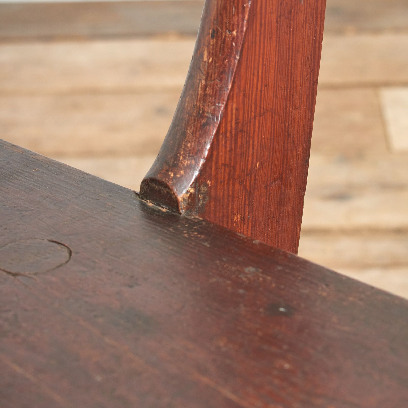 Antique Railway Kitchen Church Hall Bench photo vinterior