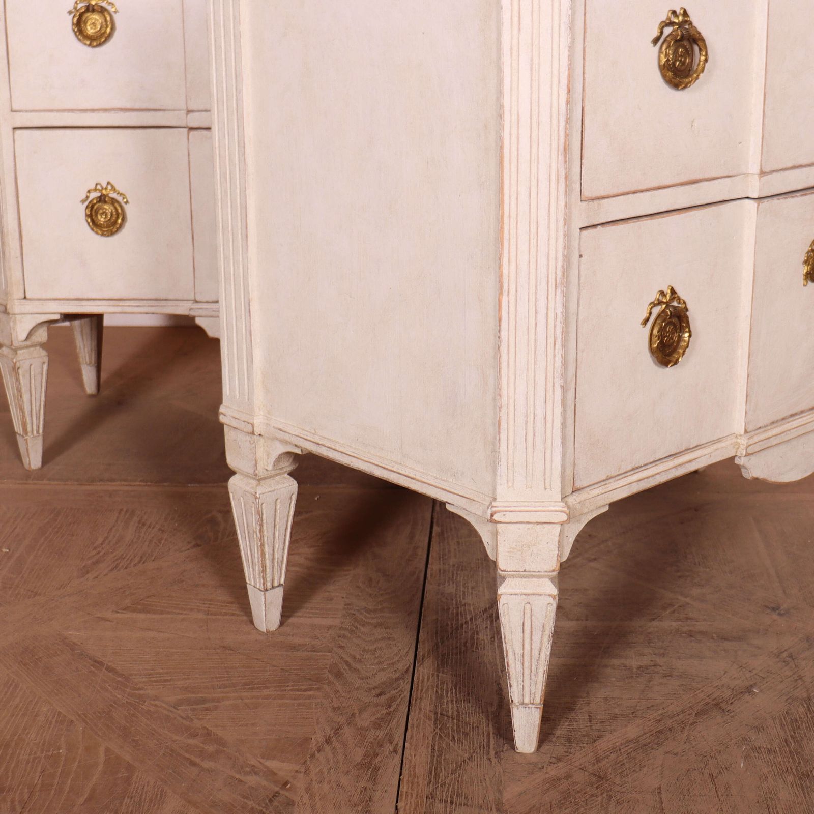 photo furniture Pair Of Swedish Painted Commodes