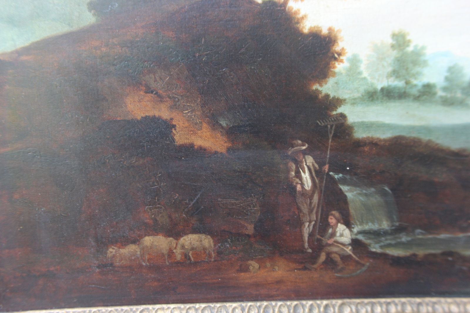 Italianate River Landscape With Pastoral Figures, Circle Of Richard Wilson photo 1750.0