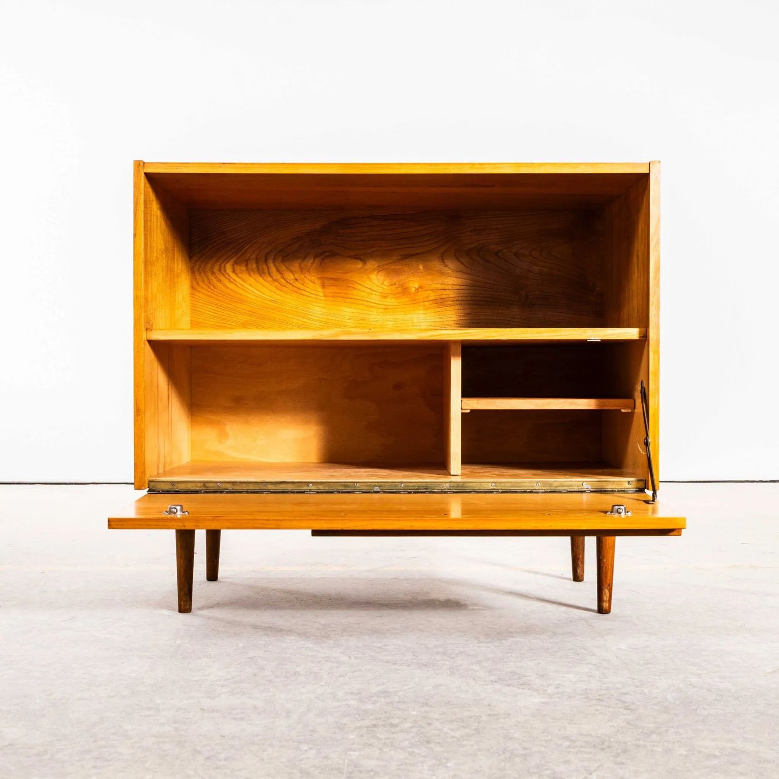 1960’s Small Shelved Mid Century Cabinet – Up Zavody photo furniture