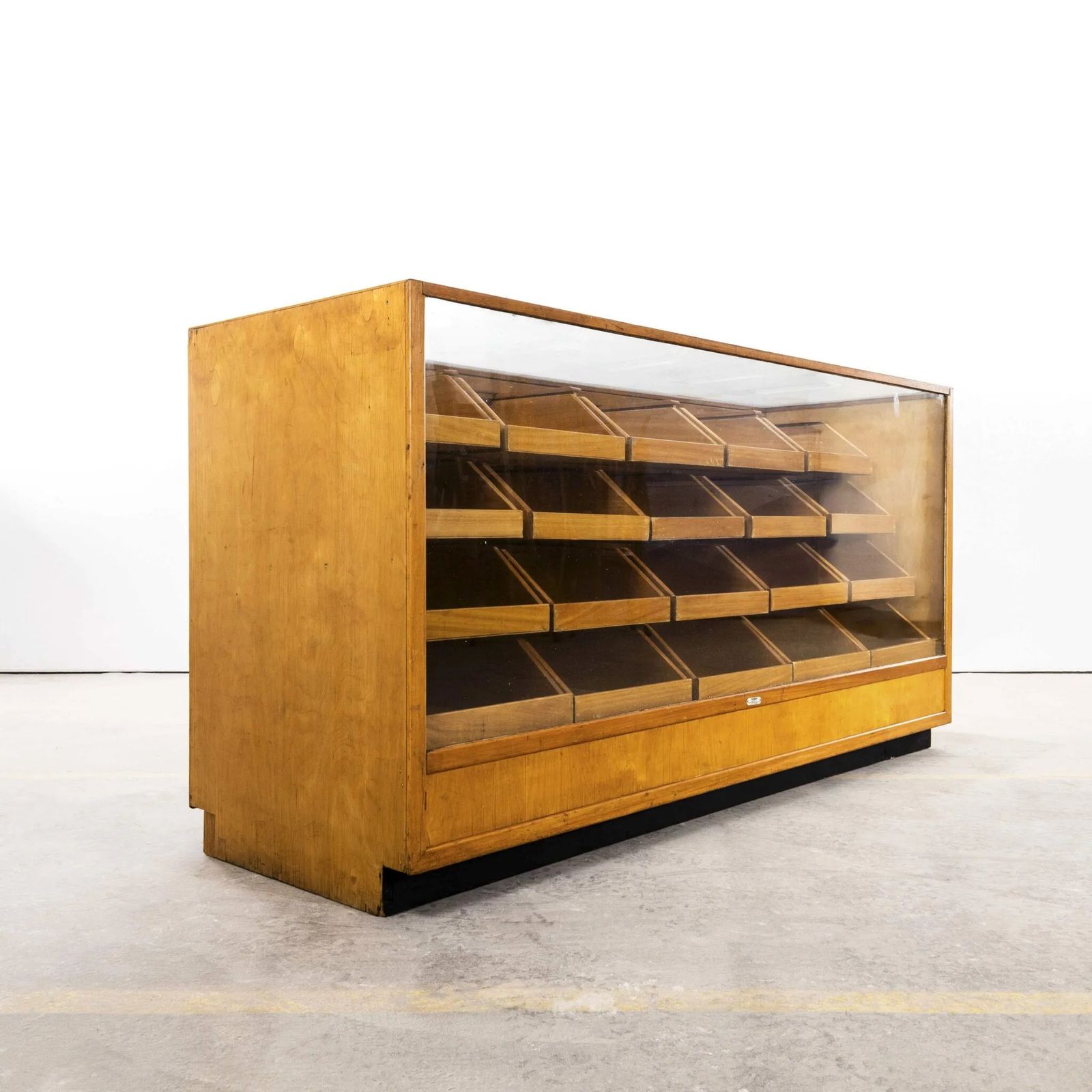 1950’s English Haberdashery Cabinet With Twenty Drawers