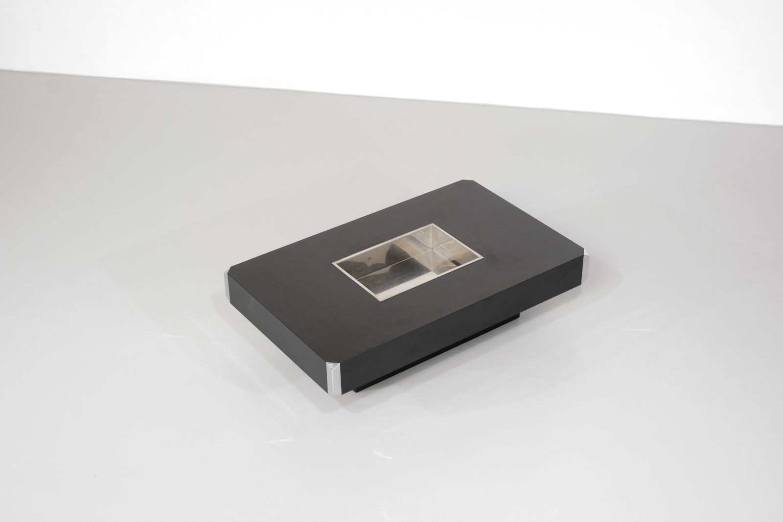 Coffee Table Alveo Attributed To Willy Rizzo For Mario Sabot, 1970s photo for sale