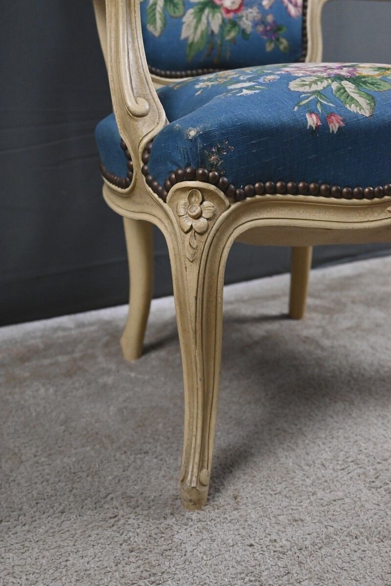Cabriolet Armchair, Louis XV Style – Late 19th Century photo buy