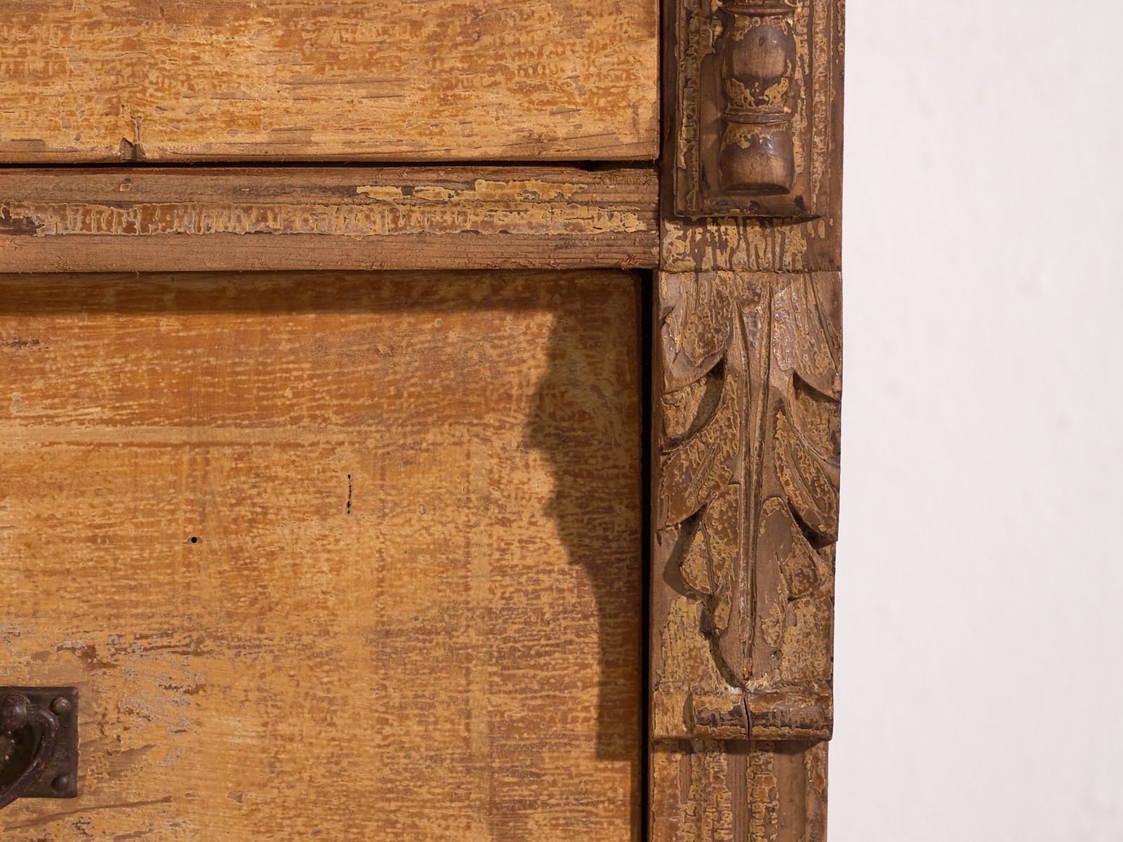 Antique Pine Chest Of Drawers – Primitive European Rustic Dresser – Circa 1920 #109 photo vintage
