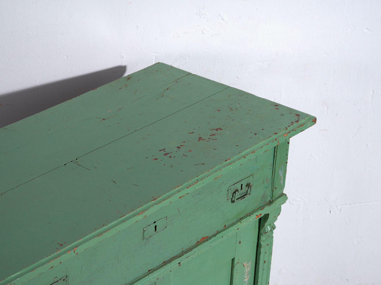 Central European Chest Of Drawers With Original Green Paint – Tyrol, Circa 1890 photo furniture