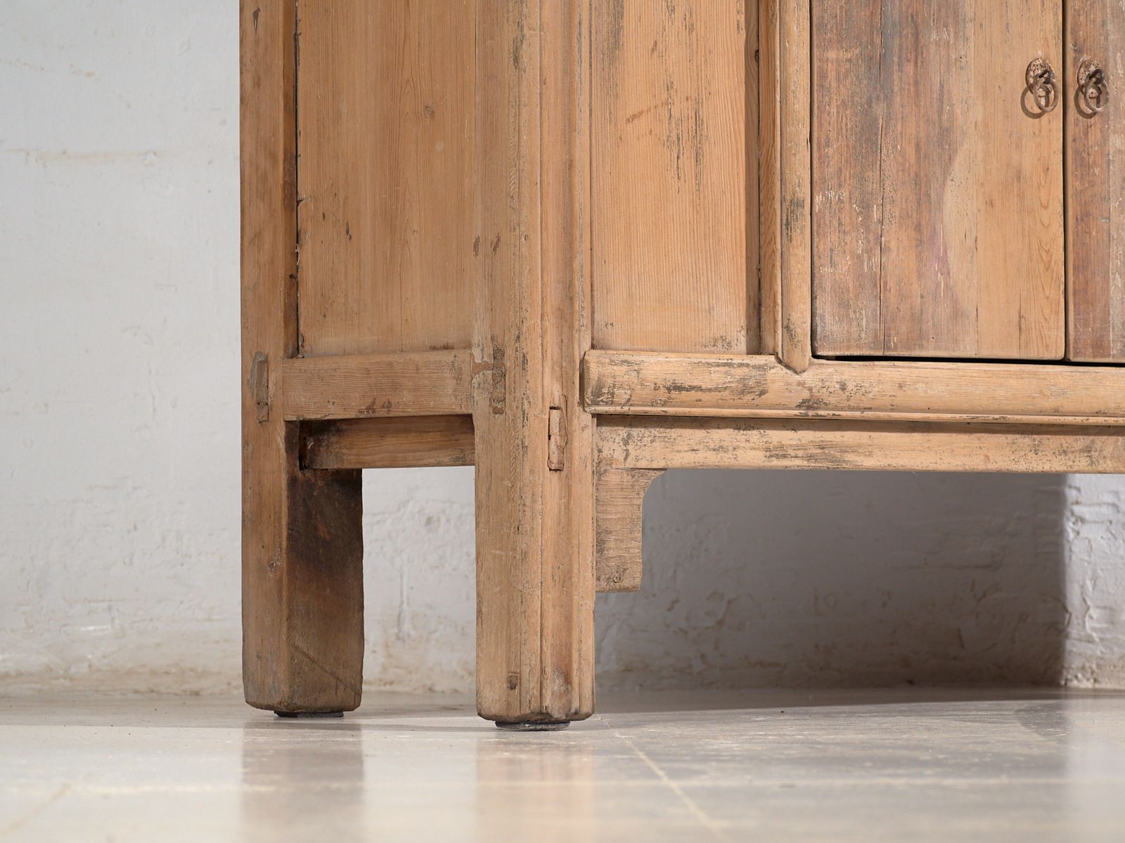 Low Chinese Cabinet In Elm – Shandong, Circa 1900 photo for sale