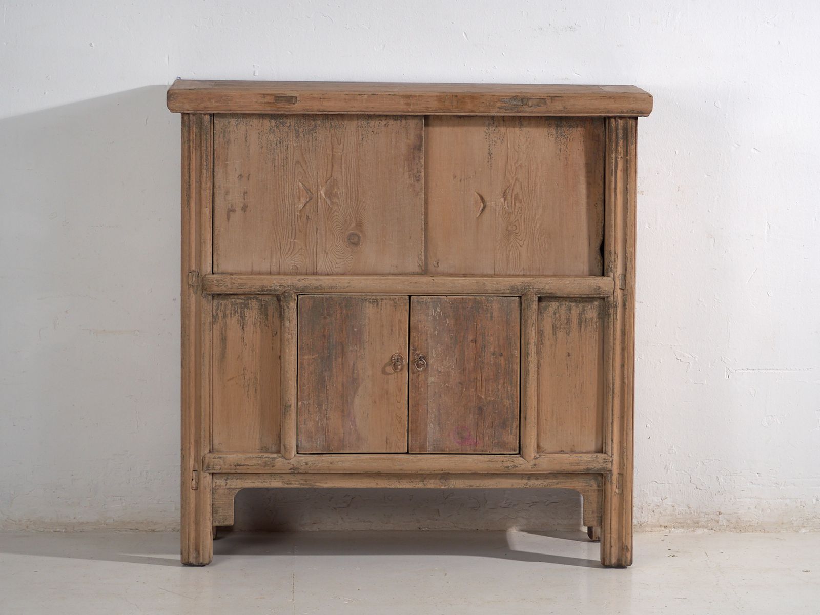Low Chinese Cabinet In Elm – Shandong, Circa 1900 photo Furniture
