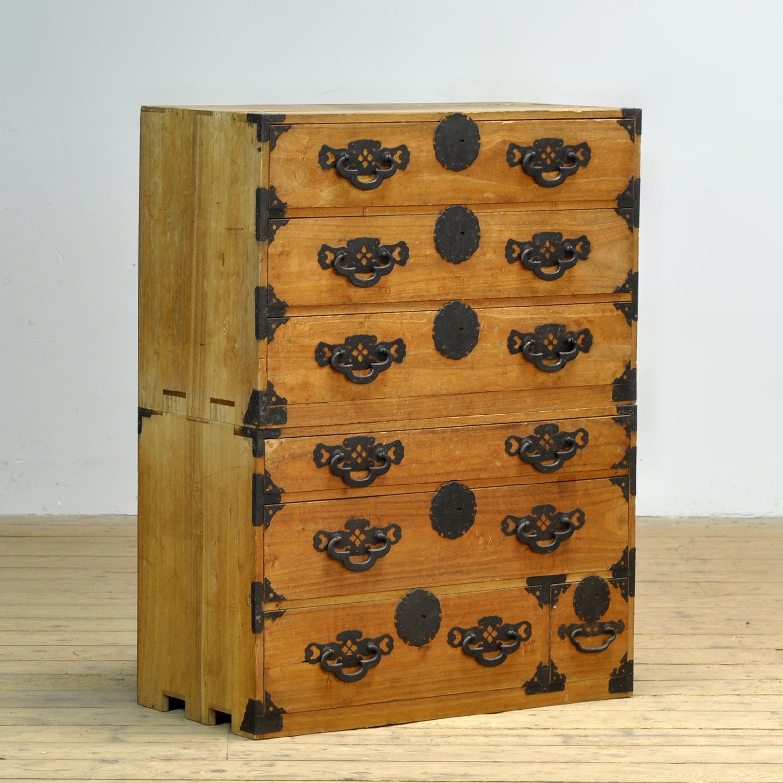 Japanese Tansu Chest Of Drawers, Circa 1870
