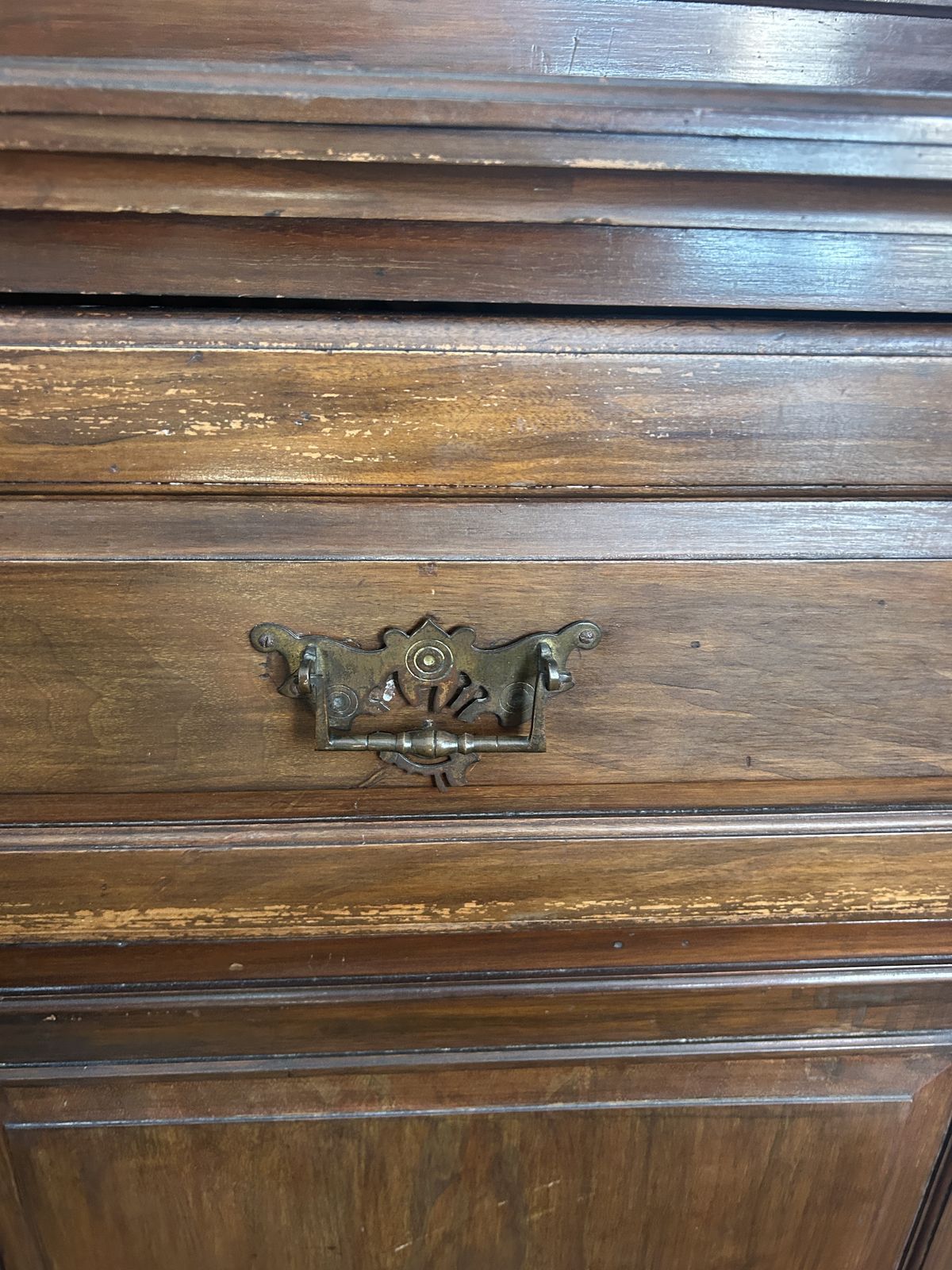 Victorian Mahogany Secretaire Bookcase Cabinet C.1880 photo Furniture