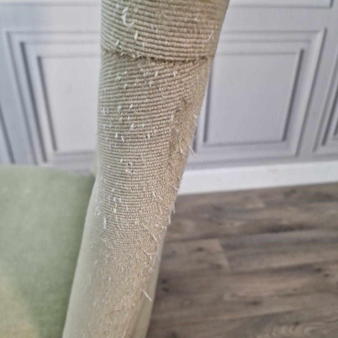photo vinterior Vintage Sherborne Accent Chair Upholstered Slipper Bedroom Dressing Seat Retro