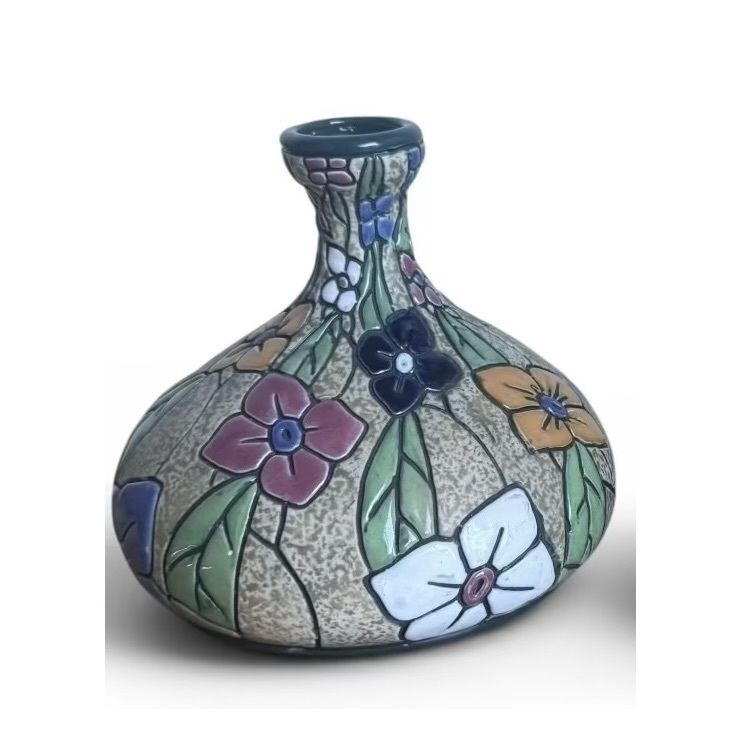photo vinterior A Pair Of Amphora Porcelain Flower Vases, Austria, C.1920