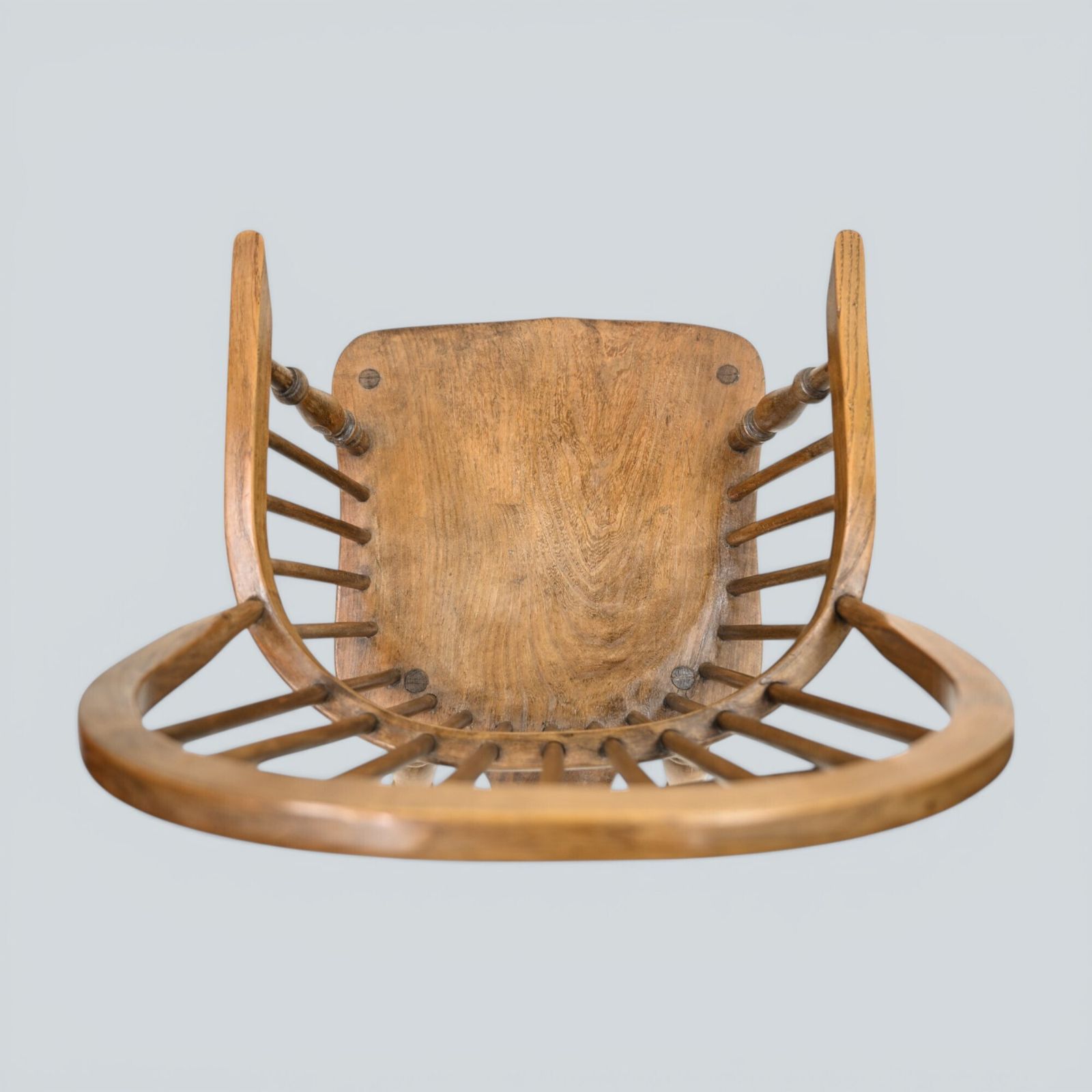 257.0 Stick Back Windsor Chair Elm And Beech Antique Bow Back Carver Free Uk Delivery* photo