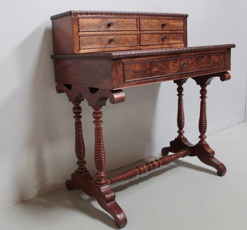 Office L. Philippe Gradin Mahogany 19th photo furniture